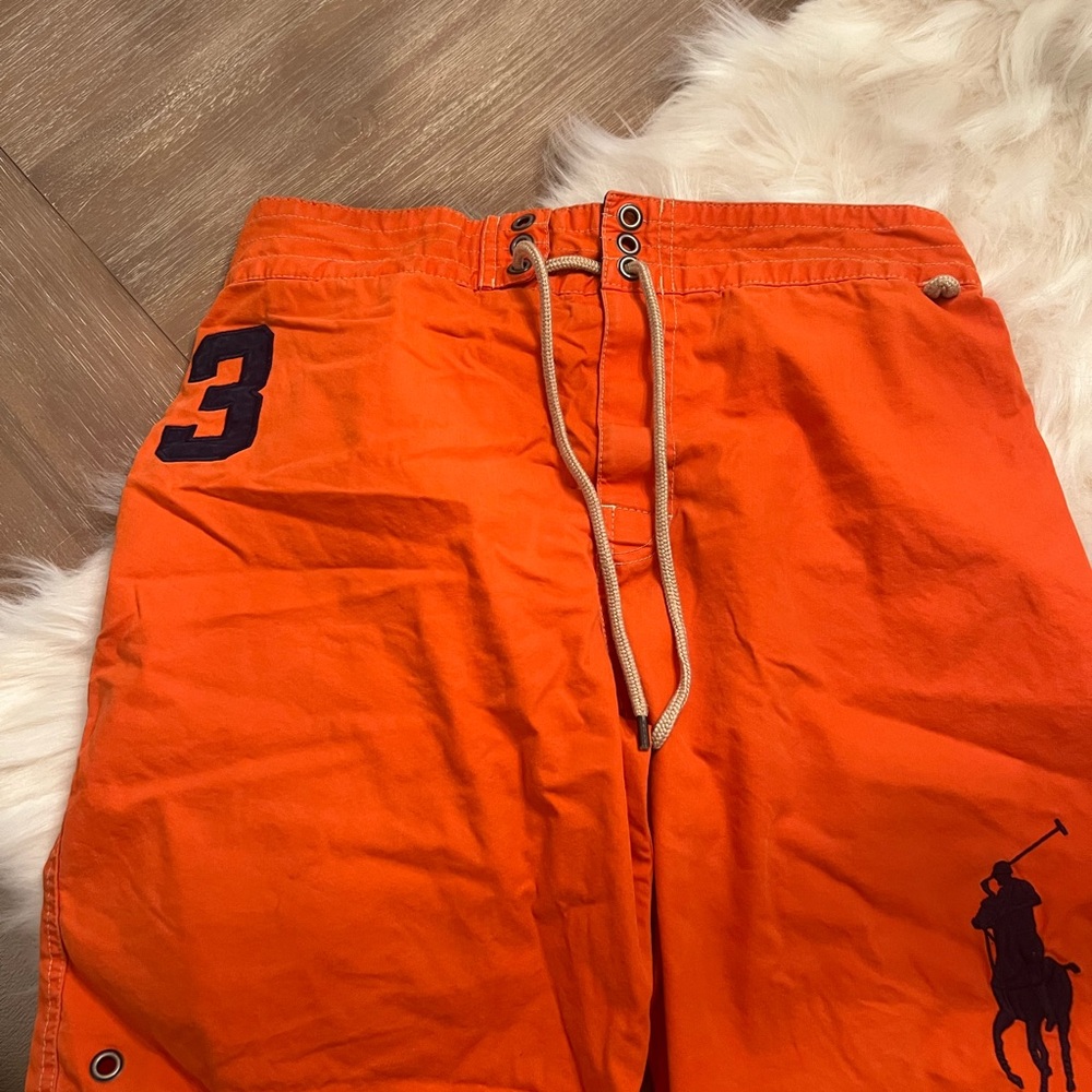 Polo Ralph Lauren Orange Athletic Shorts